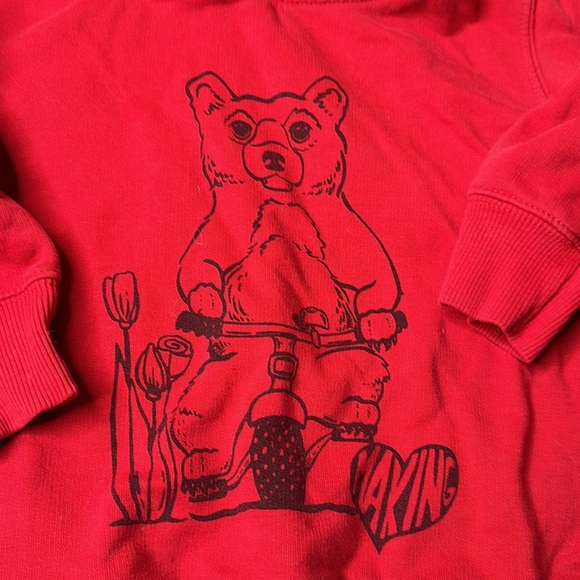 4T boys guess kids, black T-shirt, rabbit, bear hoodie, Old Navy sweats - Picture 3 of 13